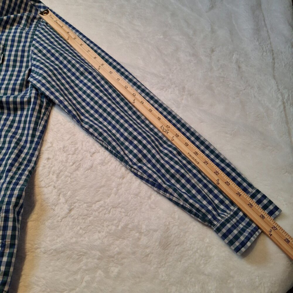 Brooklyn Industries Mens Gingham Button Down Shirt Sz XL Grandpa Preppy Academia - Picture 15 of 16